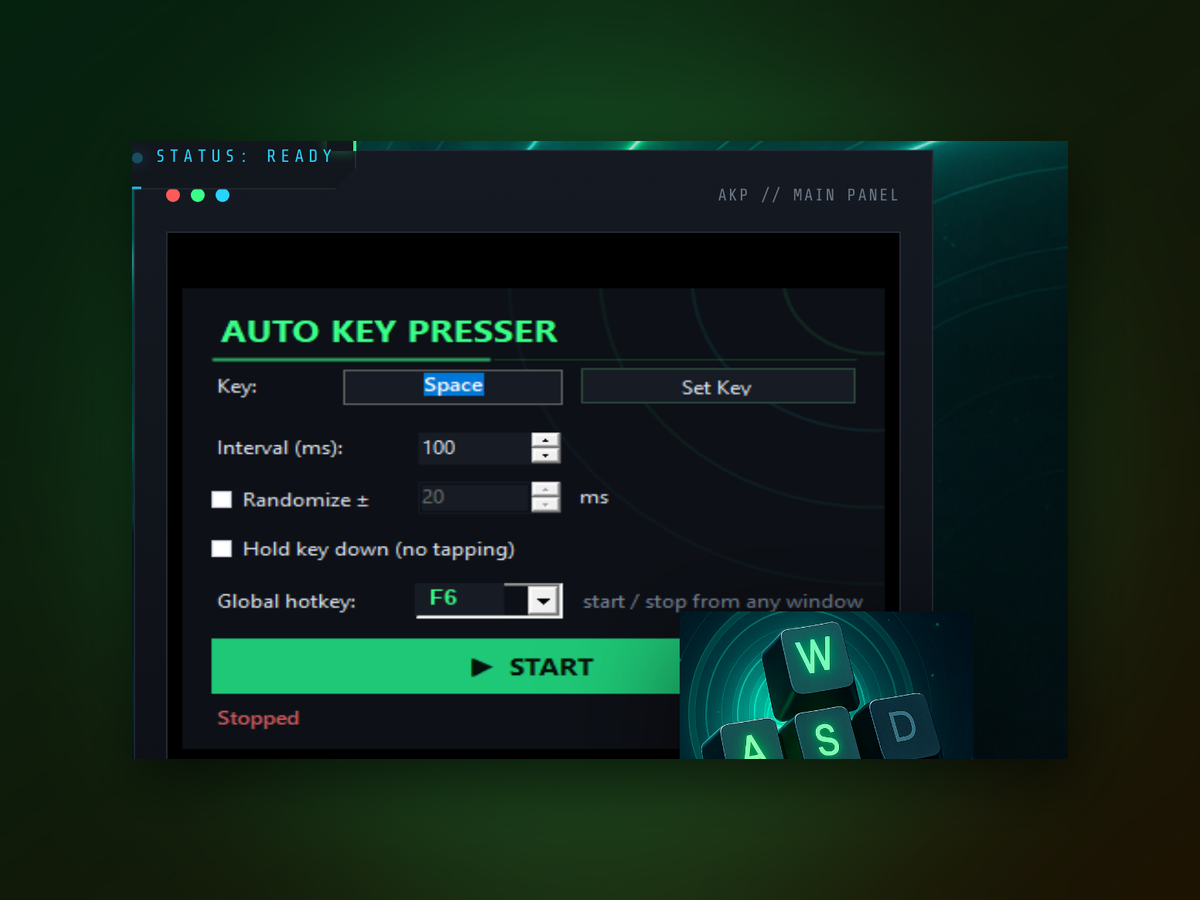 Auto Keypress window